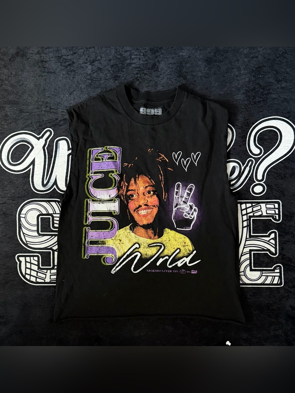 Juice WRLD 999 Club Graphic T-Shirt Black Size Medium Unisex Pre-Owned